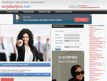 Tablet Screenshot of mojakarijera.info